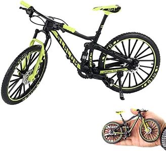 Lotvic Finger Bicycle Model, 1:10 Mini Bicycle Toy, Mountain Bike Model Toy, Finger Mountain Bike, Mini Finger Bike, Bicycle Decoration and Gifts, Collectibles