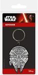 Star Wars, RK38348C, Star Wars - Millennium Falcon Rubber Keychain, Multi-Color, 4.5 x 6cm