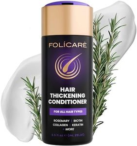 FOLICARE Hair Thickening Conditioner For Women & Men, Biotin Conditioner For Men & Women's Thinning Damaged & Curly Hair, Sulfate & Paraben Free