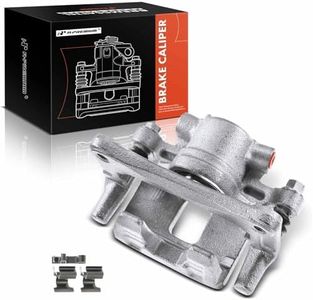 A-Premium Disc Brake Caliper Assembly with Bracket Compatible with Select Chrysler, Dodge, Mitsubishi and Jeep Models - 200, Sebring, Avenger, Caliber, Compass, Patriot, Lancer, Outlander - Rear Left