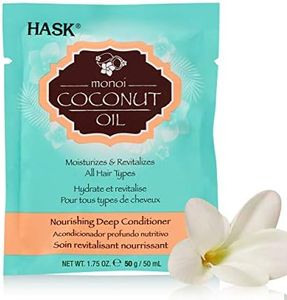 HASK Coconut Nourishing Deep Conditioner Treatment for all hair types, colour safe, gluten-free, sulfate-free, paraben-free - 1 50mL Packette