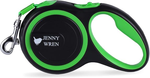 Jenny Wren Retractable Dog Lead – Green