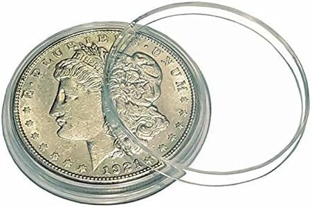 Silver Dollar Coin Holders 38mm Morgan, Peace, IKE Silver Dollar (50 Pack)