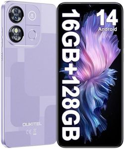 Smartphone OUKITEL C57 PRO Unlocked Cell Phone Canada Android 14 Phone Unlocked 16GB+128GB/TF 1TB Expandable 4G Dual Sim 6.52'' HD+ Large Screen 4300mAh Face Unlock Telephone
