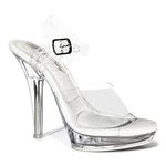 The Shoe Fairy Olympian Clear Bikini Fitness Competition Heel, bodybuilding heels, bodybuilding shoes, bikini competition heels, bridal heels, lucite heels, pageant heels, comfortable clear heels,