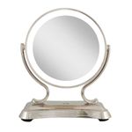 Zadro Glamour 12 Inch LED Makeup Mirror with Lights & 5X/1X Magnification Touch Control Mirror with Lights for Makeup Computer (XL | 5X/1X | 12"W x 16"H