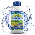 PLANTIC Hydroponic Organic Plant Food Liquid Fertilizer/Hydroponic Nutrients for Water Plants - 250 ml