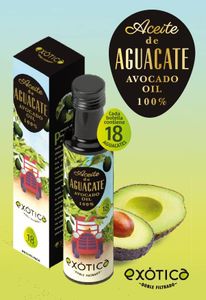 EXÓTICA -ACEITE DE AGUACATE 100% PRENSADO EN FRIO 250 ml