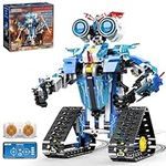 Robot Building Toys for Boys Girls 8-12-14 Year Old, STEM Project Birthday idea for Kids, RC & APP Coding Robot Building Kit