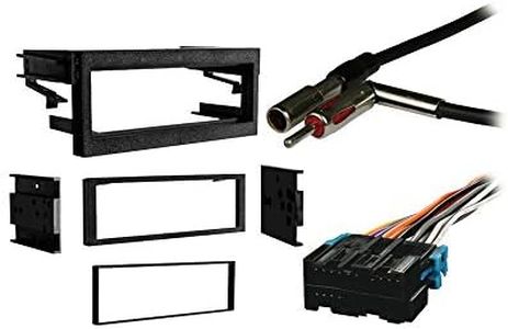 Harmony Audio Compatible with Chevy Suburban 1995 1996 1997 1998 1999 2000 2001 2002 Single DIN Stereo Harness Radio Install Dash Kit