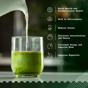 NaturaleBio Organic Matcha Green Tea Powder, 100g