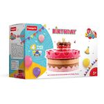 Funskool Fundough Playset Birthday Party, Food Themed playset, Multicolour, Dough, Toy, Shaping, Sculpting, 3 Years and Above