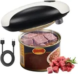 AREYCVK Rechargeable Electric Can Opener, Portable Gadgets Side Automatic Opener Can Food Safety,Smooth Edged for Seniors with Arthritis for All CanSizes (Black &White)