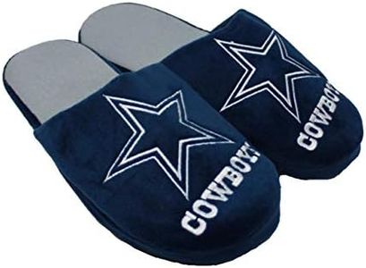 FOCO NFL Dallas Cowboys Men's Slip On Slippers Size Large 11-12