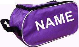 PROSTYLE SPORTS PERSONALISED Football Boot Bag/Shoe Bag New Football/Rugby/Hockey/Gym - Purple