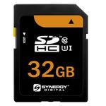 Synergy Digital 32GB, SDHC UHS-I Camera Memory Card, Compatible with Nikon D90 DSLR Digital Camera - Class 10, U1, 100MB/s, 300 Series