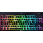Razer BlackWidow V4 Tenkeyless HyperSpeed Low Profile - Wireless Hot-swappable Gaming Keyboard (HyperSpeed Wireless & BT, Multi-Function Roller & Control Buttons) Orange Switch | US Layout