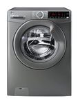 Hoover H-Wash 300 H3W69TMGGE Freestanding Washing Machine, Rapid Wash Cycles, 9 kg Load, 1600 rpm, Graphite