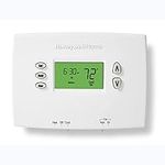 Honeywell TH2110DH1002 Thermostat, Horizontal PRO 2000 5+2 Day Programmable - Backlit, 1H/1C Dual Powered by Honeywell