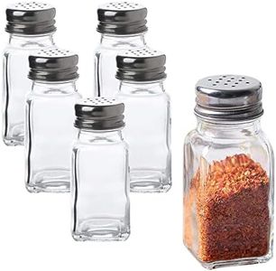 WHOLE HOUSEWARES | stainless steel salt and pepper shakers set | 6-Piece Pack | Best for Home Kitchen, Restaurants and Catering
