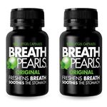 Breath Pearls Original Freshens Breath (150 softgels) New pack 150 counts x 2 Pack =(Total 300 Softgels)