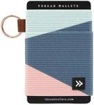 Thread Wallets Slim Minimalist Elastic Wallet for Men & Women | Small Credit Card Holder for Front Pocket (Fine Line)