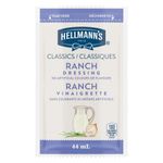 Hellmann's Ranch Salad Dressing Single-Serve Sachet, Gluten Free, 44 ml, Pack of 102