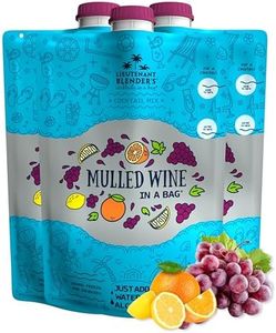 Lt. Blender's Mulled Wine in a Bag - Drink Mix for Festive Holidays, Mulled Wine Spiced Cocktail Mix, Easy to Make, 16 Servings in a Resealable Bag (Pack of 3)