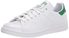 adidas Originals Men's Stan Smith, white/white/green, 6