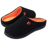 RockDove Men's Original Two-Tone Memory Foam Slipper,Size 9-10 US Men, Oriole