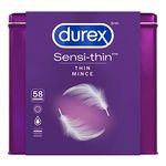 Durex Sensi-Thin Condoms Box, 58 Count