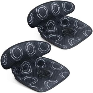 COOLBEBE Infant Car Seat Protector for Potty Training, 2 Pack Dry Waterproof Car Seat Liner Toilet Training for Baby Infant Toddler, Piddle Pads Cover Car Seat Pad for Strollers & Carseat (Black,2PC)