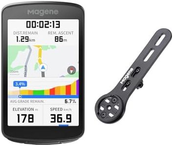 Magene C706 GPS Bike Computer Bundle with Magene Integrated Handlebar Bike Computer Mount