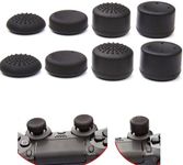 FITVERT Joystick Thumbstick Cap for Sony Playstation series 2,3,4,5, Xbox Series S X Controller Grip Multi player FPS, Racing etc| | 4 Pairs/8 Pcs Controller Joystick Silicone Thumb Grips