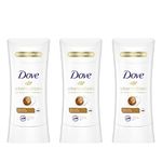 Dove Advanced Care Antiperspirant Stick for women Shea Butter for 48-Hour Protection, Cruelty-Free Women's Antiperspirant 74 g Pack of 3