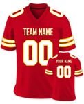 FwSYouMAI Custom Football Jersey Men Women Kid Personalized Printed Teamname Number Customized Shirts Sport Uniform-5