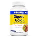 ENZYMEDICA - Digest Gold (90 Capsules) | Digestive Enzyme Supplement | Digestive Enzyme Blend with ATPro for Maximum Support, Nutrient Supplement, Gut Health Supplement, Vegan, Dairy Free