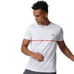 U.S. POLO ASSN. Men Reflective Logo Polyester Spandex I715 Regular Fit T-Shirt-Pack of 1 (White M)