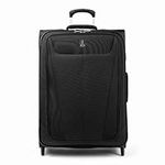 Travelpro Maxlite 5 Softside Lightweight Expandable Upright Luggage, Black, Checked-Medium 26-Inch