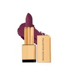 MyGlamm Manish Malhotra Powder Matte Lipstick - Mauve Mood - 4gm | Magenta Shade | Long Lasting, Prevents from Sun Damage | Enriched With Antioxidant-Rich Maracuja Oil | Exclusively by MyGlamm