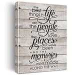 Inspirational Life Quote Canvas Wal
