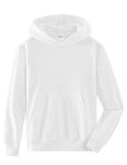 Spring&Gege Youth Solid Pullover Sport Hoodies Soft Kids Hooded Sweatshirts for Boys and Girls Size 3-4 Years White