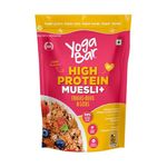 Yogabar High Protein Muesli 850gm, Fruits & Nut, 22 g Protein, with Apple, Almonds & Super Seeds, Protein Breakfast Cereals