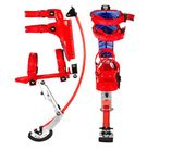 Kangaroo Shoes pogo stilts for Kids Child Youth weight load range 40-60kg RED