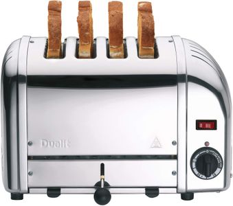 Dualit Classic 4-Slice Toaster – Stainless Steel, Retro Design