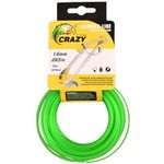 OUTO Trimmer Line Heavy Duty Nylon Rope Bundle Garden Tool for Weed Strimmer Grass Cutter Machine (Yellow, 1.65mm X 15m)