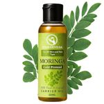 Sparshveda Moringa Oil (120ml) - 100% Pure Cold Pressed for Hair Growth, Skin & Face | Virgin Unrefined Moringa Seed Oil for Anti-Aging & Deep Nourishment