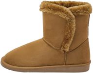 Alpine Swiss Mindy Women’s Winter Boots | Short Faux Shearling Boot | Warm Comfortable Micro Suede | Anti-Slip Sole | Stylish Fall & Winter Footwear CHST 5