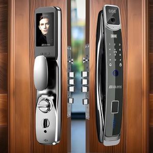 Golens X97 Smart Lock for Main Door with Camera | 7 Unlocking Ways Including Face ID & Fingerprint Lock | Wi-Fi Digital Door Lock for Home, Doorbell & Scratch-Proof Alloy Body