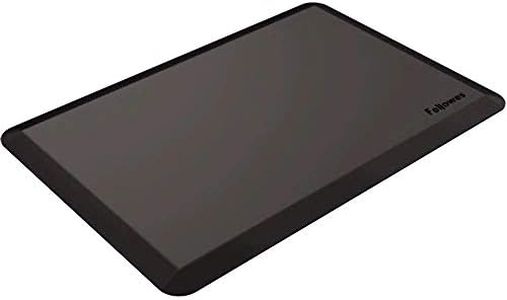 Fellowes Everyday Anti Fatigue Standing Mat - Ergonomic Sit Stand Desk Mat for Use in Work or The Home Environment - H1.91 x W91.44 x D60.96cm - Black